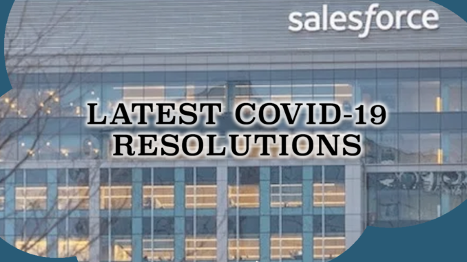 Latest Covid-19 Resolutions