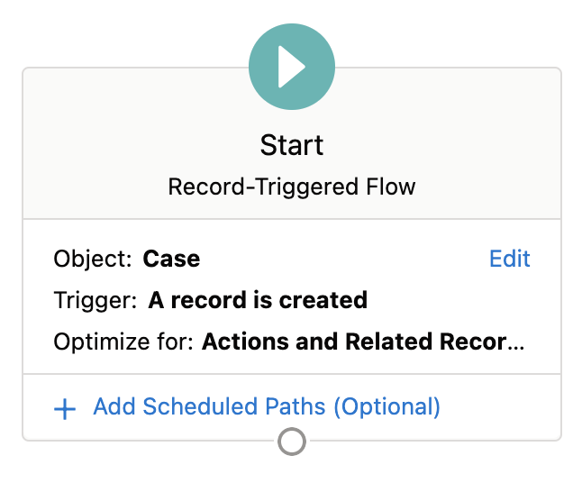 Record triggered flow to share files with a record