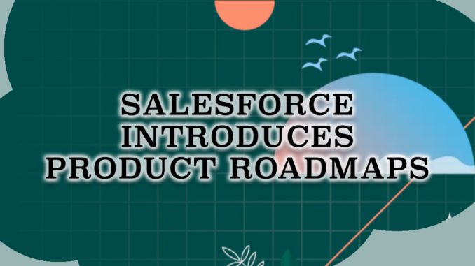 Salesforce Introduces Product Roadmaps
