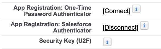 Disconnect Salesforce Authenticator