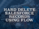 Hard Delete Salesforce Records Using Flow