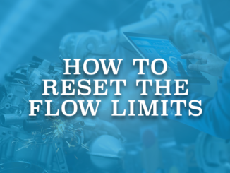 How to Reset the Flow Limits