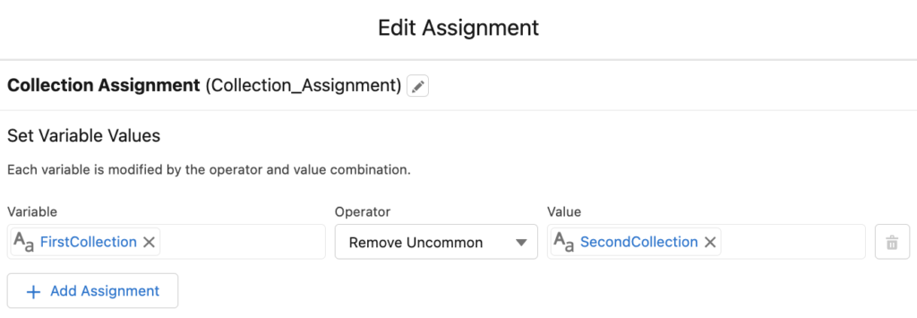 Assignment Operators: Remove Uncommon Operator