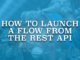 How to Launch a Flow from the REST API