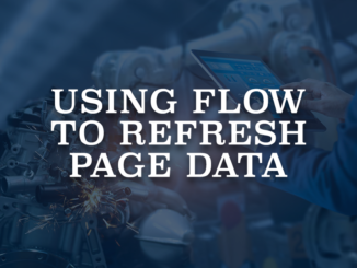 Using Flow to Refresh Page Data