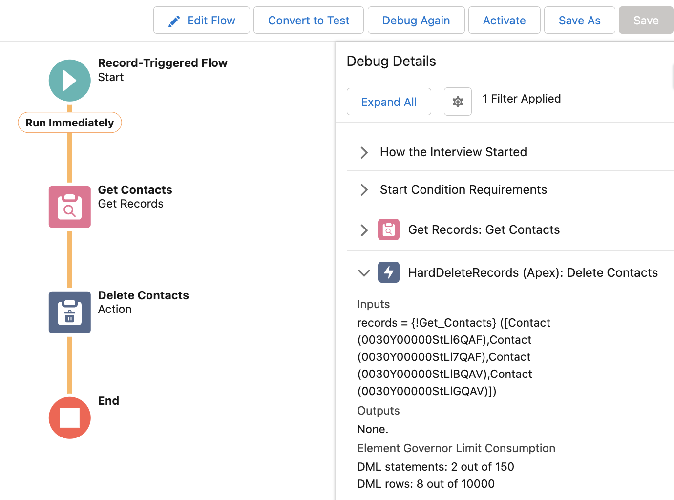 Hard Delete Salesforce Records Using Flow Salesforce Time