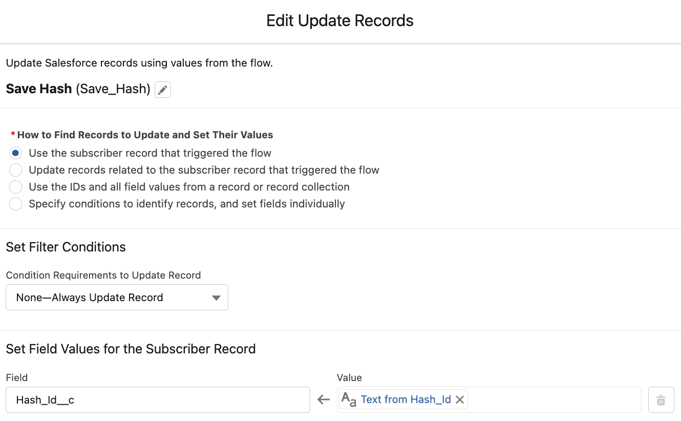 How to Hash Any String Using Salesforce Flow Salesforce Time