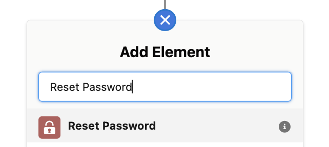 Reset Password Action