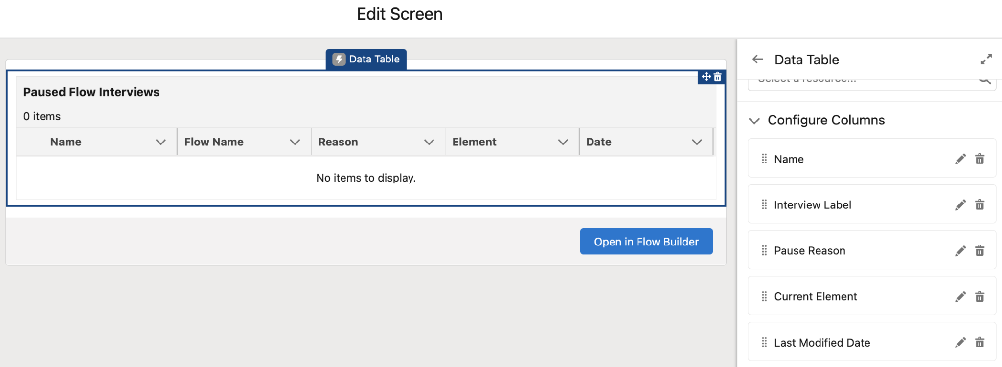 Open Paused Flow Interviews in Flow Builder - Salesforce Time