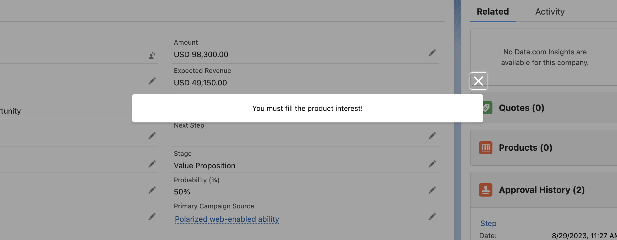 Using Flow to Make Fields Required in Approval Process - Salesforce Time
