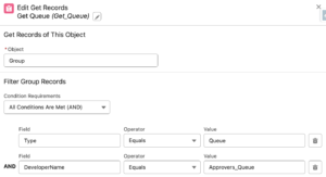 Using Flow to Send Approval Request to Queue - Salesforce Time