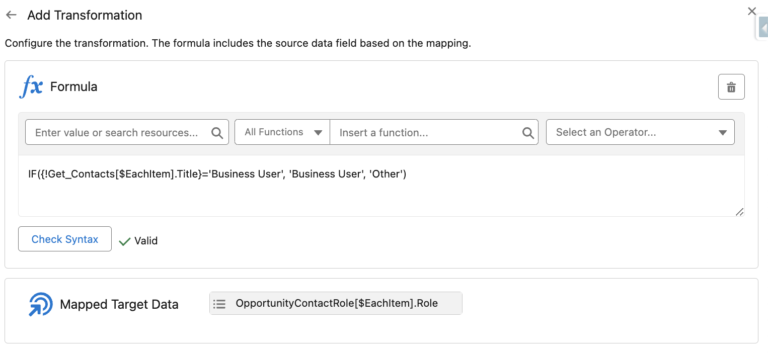 How to Use the Transform Element in Flow - Salesforce Time