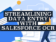 Streamlining Data Entry with Salesforce OCR