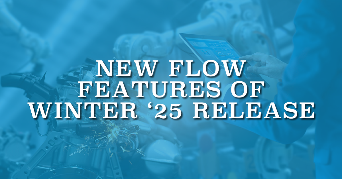 New Flow Features of Winter '25 Release - Salesforce Time
