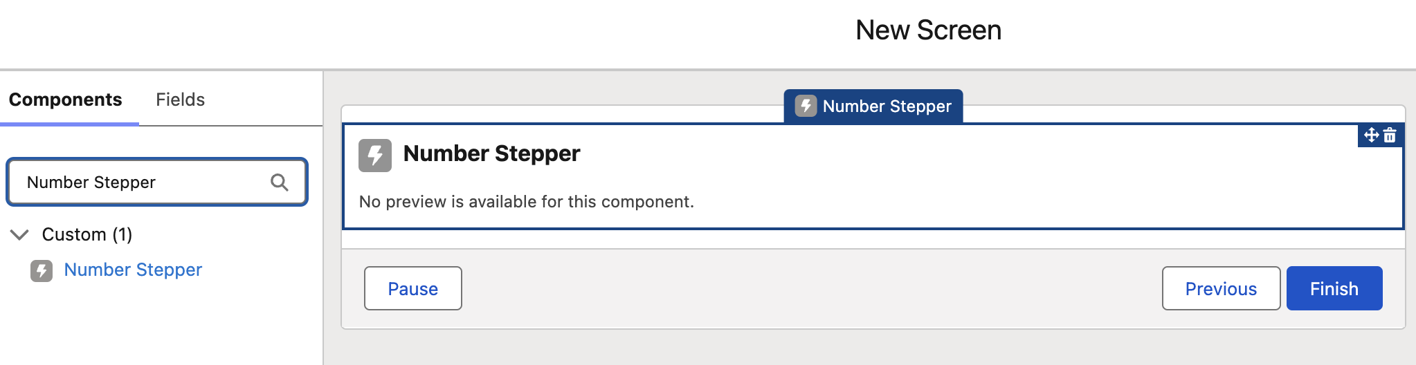 Number Stepper Component for Screen Flow - Salesforce Time