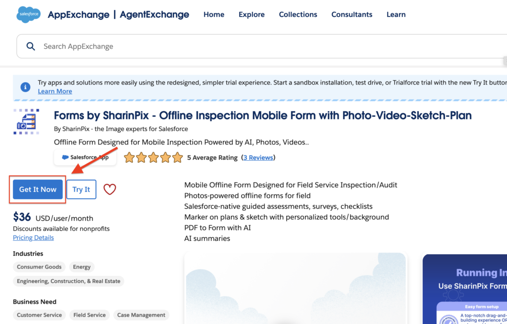 Install SharinPix from AppExchange