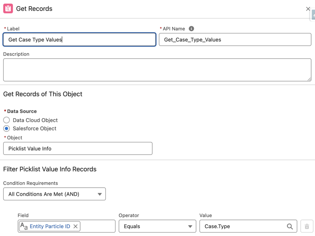 Get Picklist Value Info Records