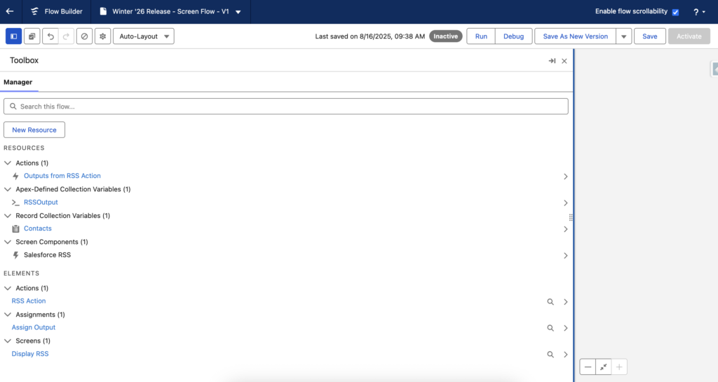 Resizable Toolbar