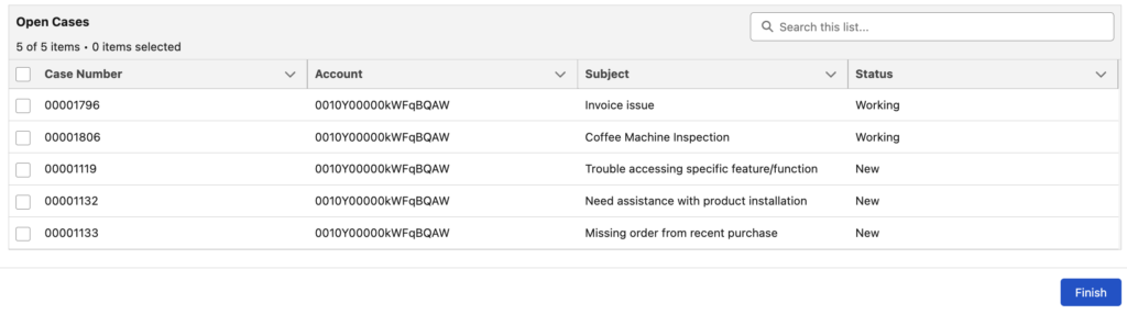 Data Table Behavior