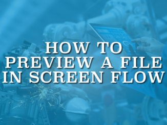 How to Preview a File in Screen Flow