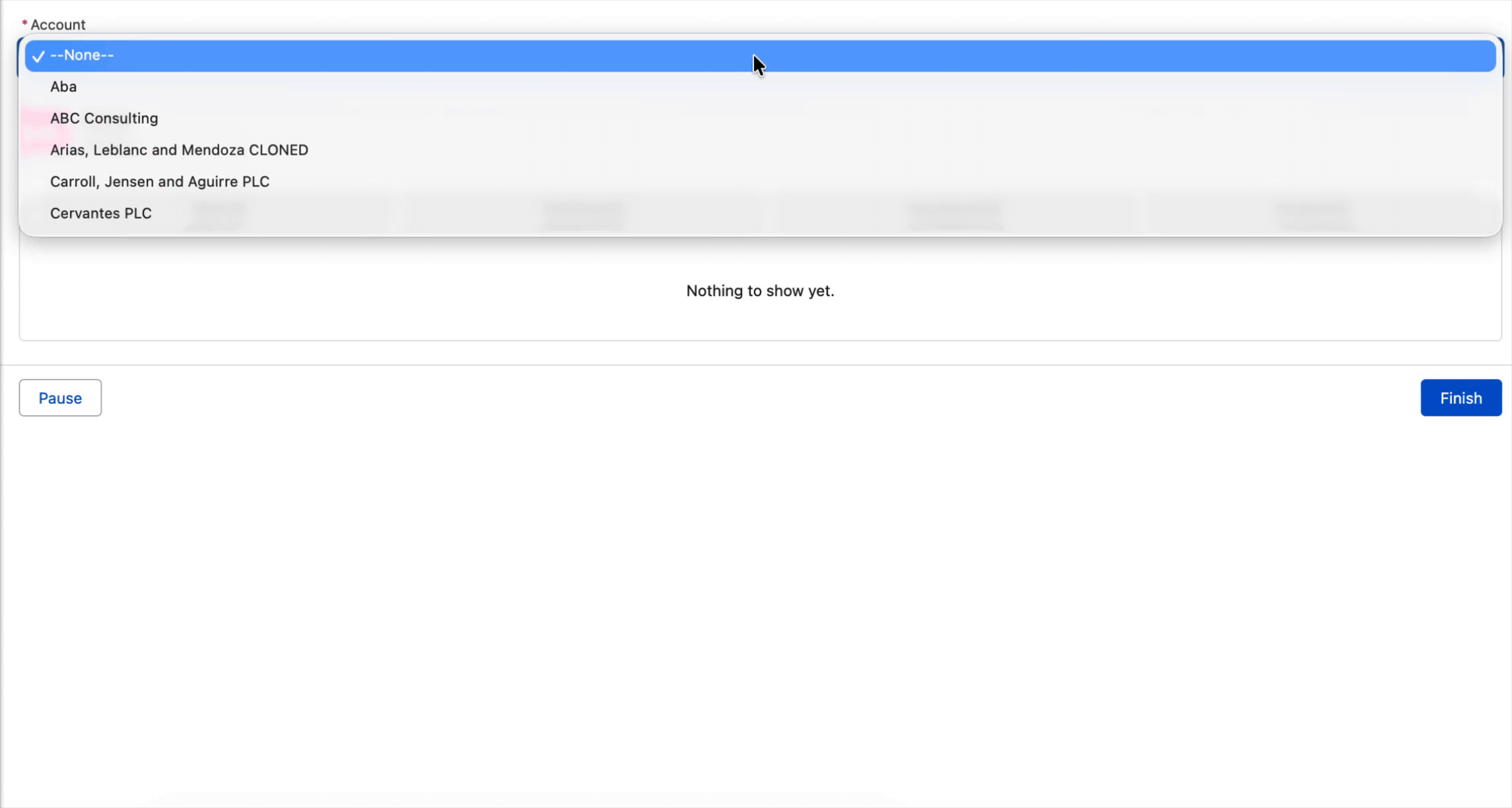 Reactive Screen Component