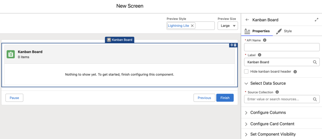 Kanban Board Component