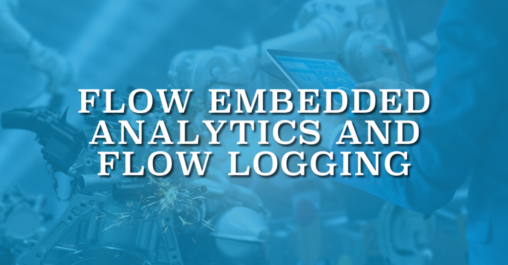 Flow Embedded Analytics and Flow Logging