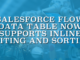 Salesforce Flow Data Table Now Supports Inline Editing and Sorting