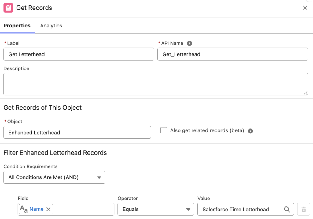 Get Enhanced Letterhead