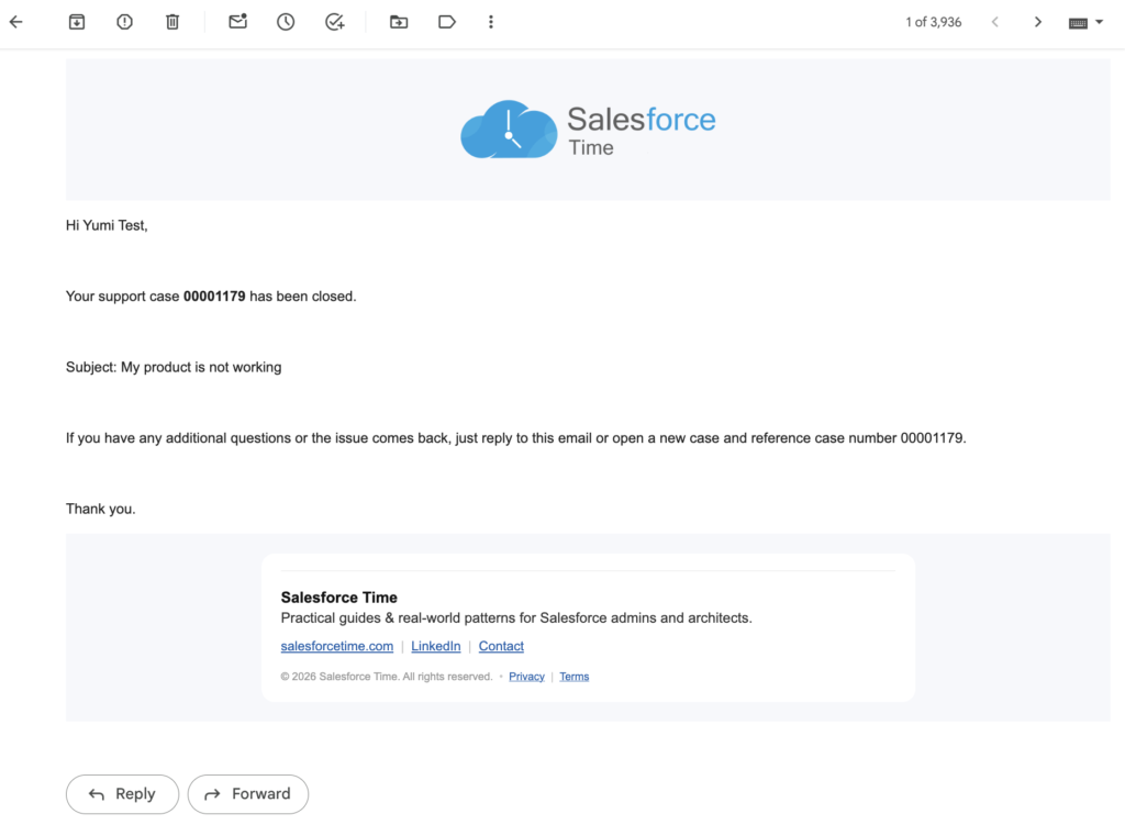 Email with Letterhead