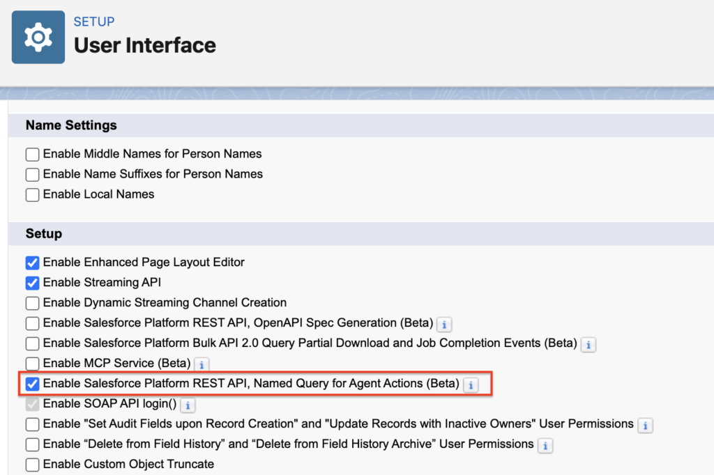 Enabling the Feature