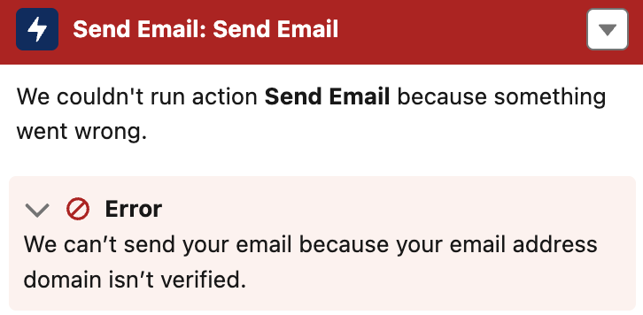 Send Email Error