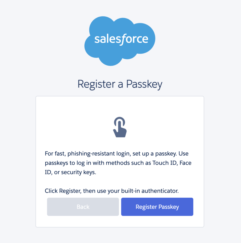 Register a Phishing-Resistant MFA Method (Passkey)