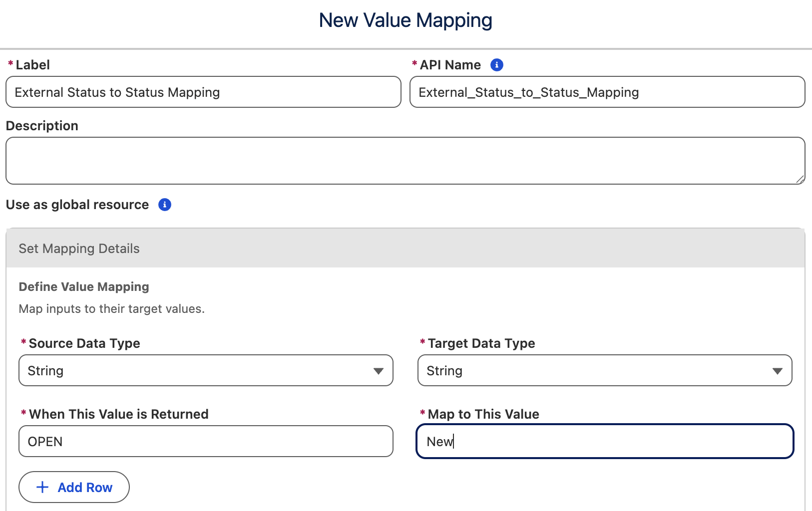 How to Map Values Using Global Flow Resources - Salesforce Time