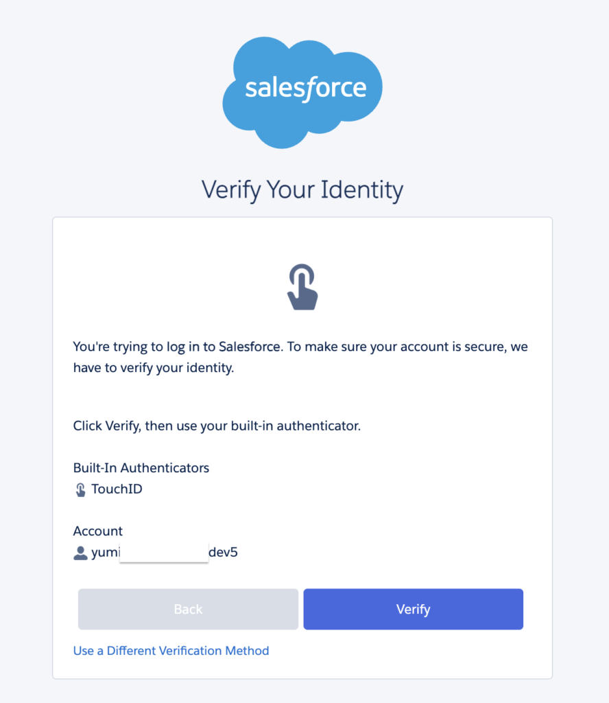 Verify Your Identity Using a Phishing-Resistant MFA Method