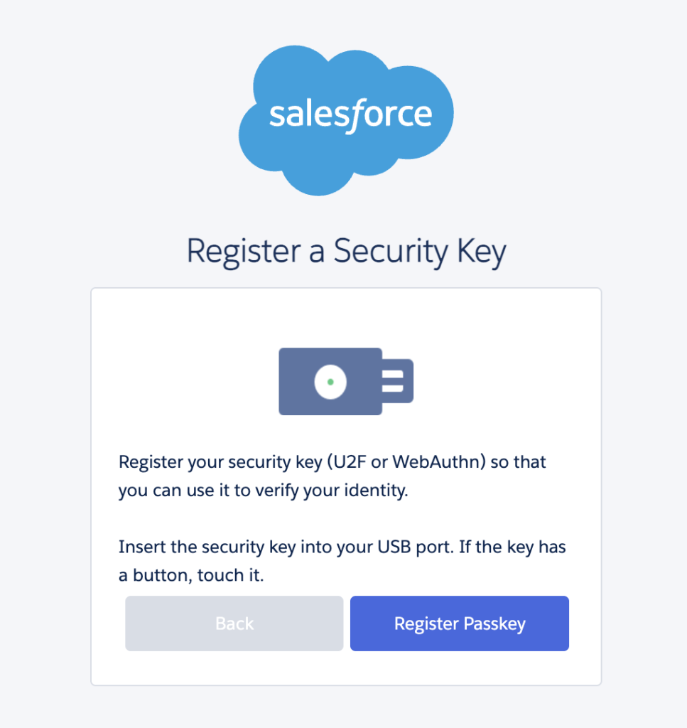 Register a Security Key