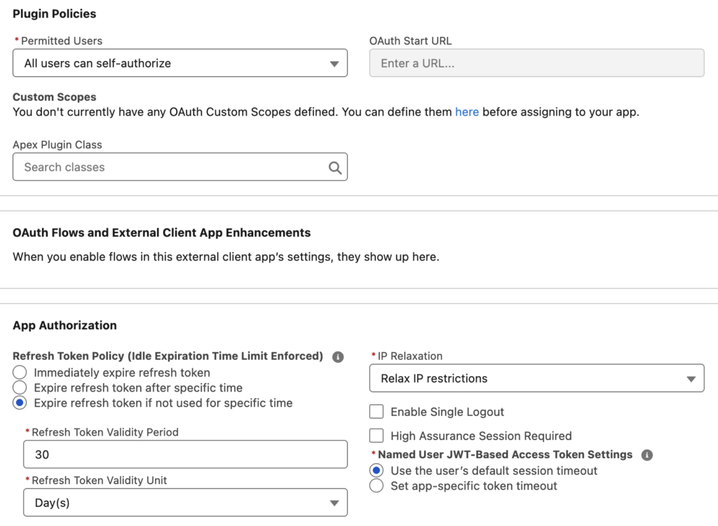 OAuth Policies