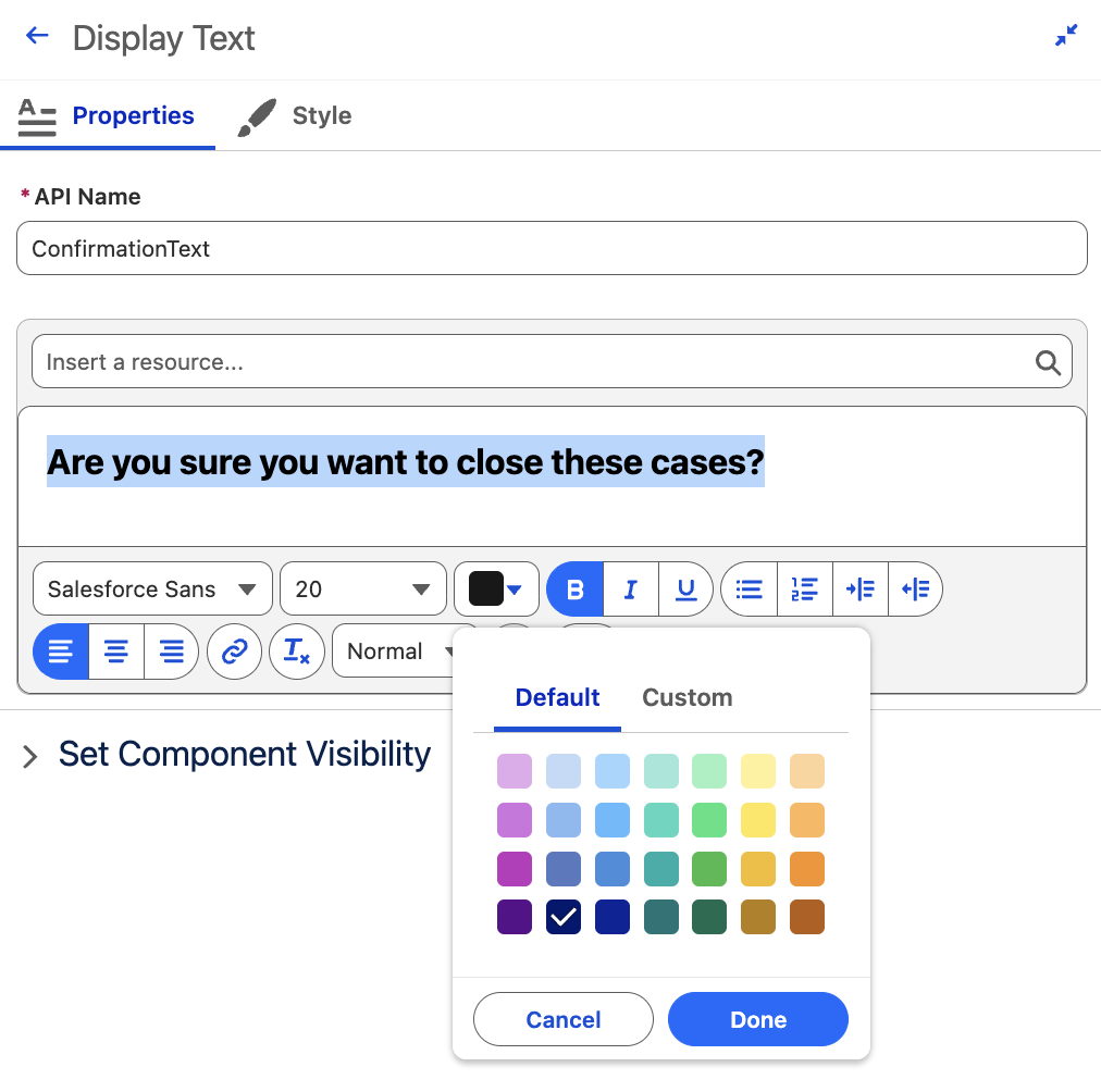 Winter '27 Release - Color Picker