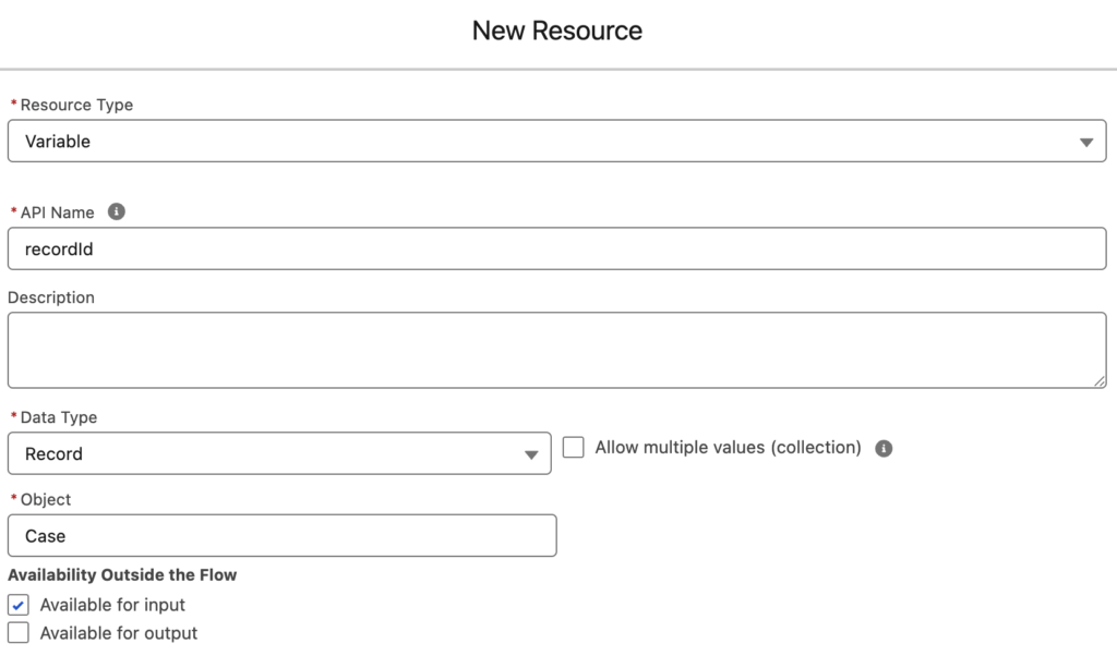 Flow Input