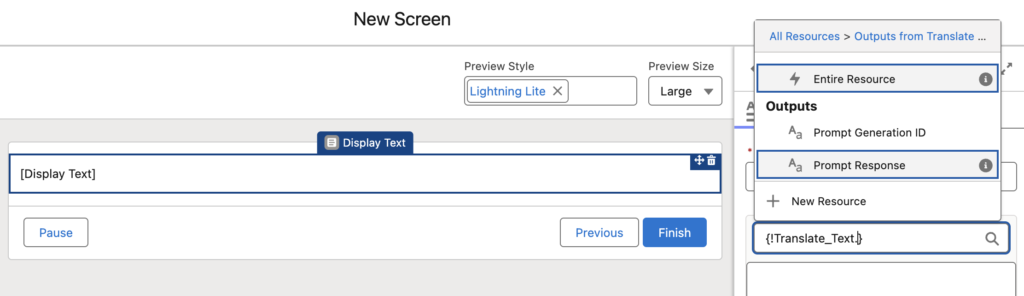 Adding a Screen