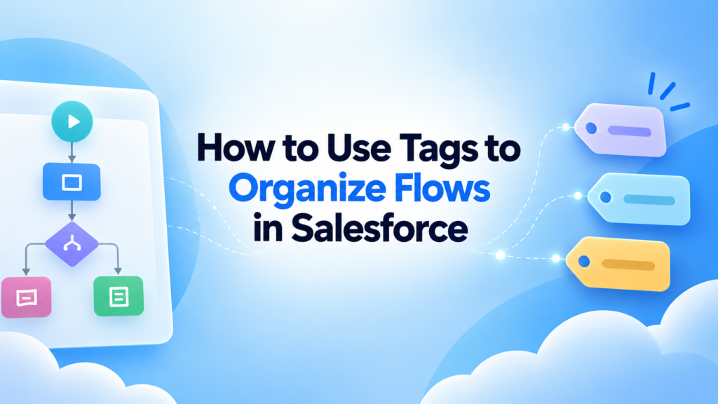 How to Use Tags to Organize Flows in Salesforce