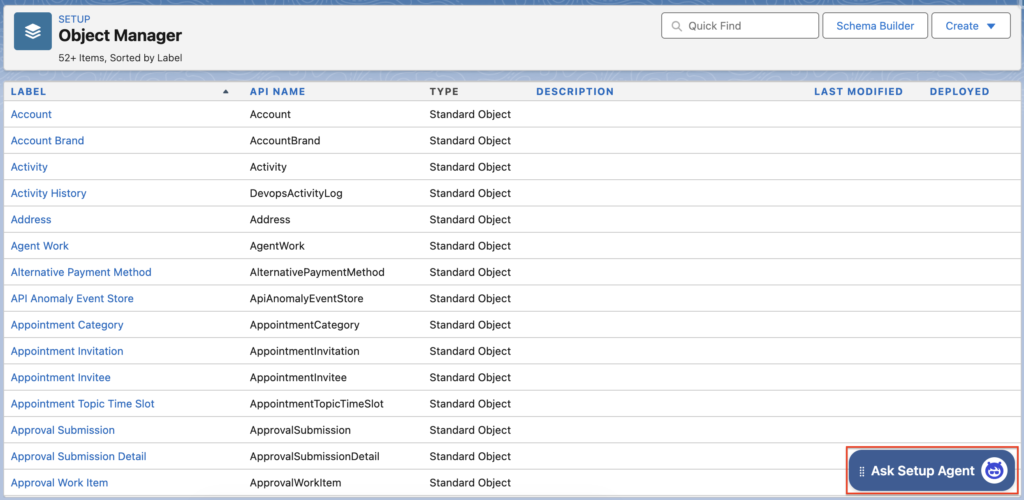 Ask Setup Agent