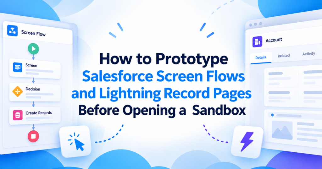 How to Prototype Salesforce Screen Flows and Lightning Record Pages Before Opening a Sandbox