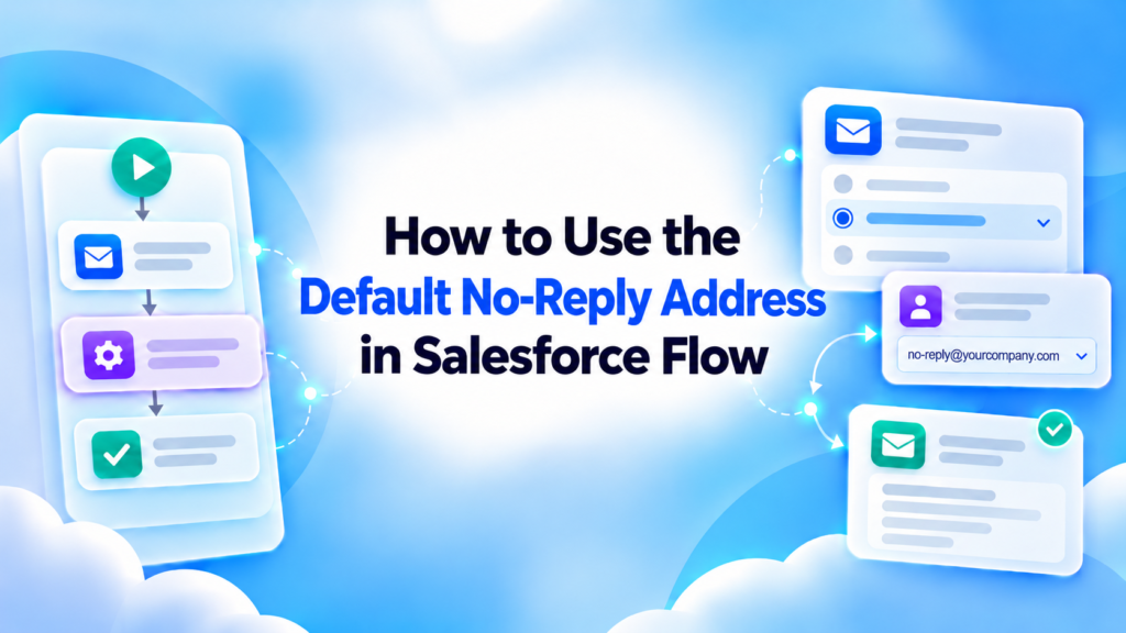 How to Use the Default No-Reply Address in Salesforce Flow